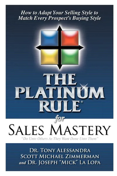 Обложка книги The Platinum Rule for Sales Mastery, Tony Alessandra