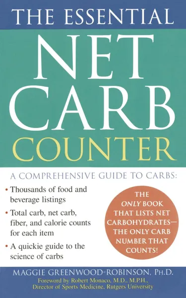 Обложка книги Essential Net Carb Counter, Maggie Greenwood-Robinson