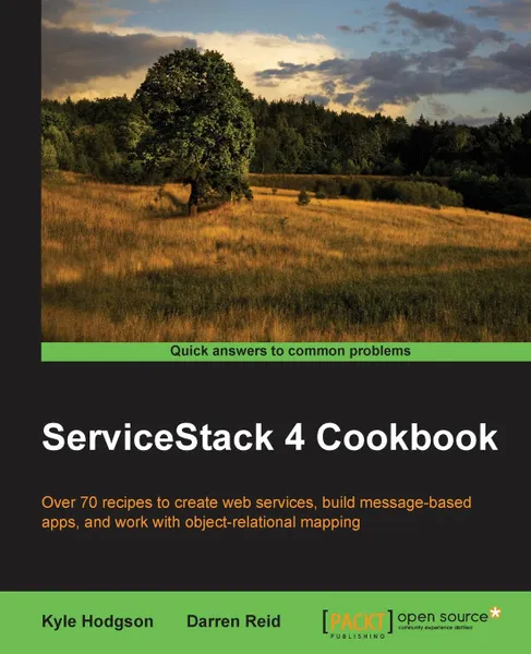 Обложка книги ServiceStack Cookbook, Darren Reid