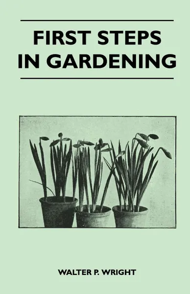 Обложка книги First Steps in Gardening - A Concise Introduction to Practical Horticulture, Showing Beginners How to Succeed with All the Most Popular Flowers, Fruit, Walter P. Wright