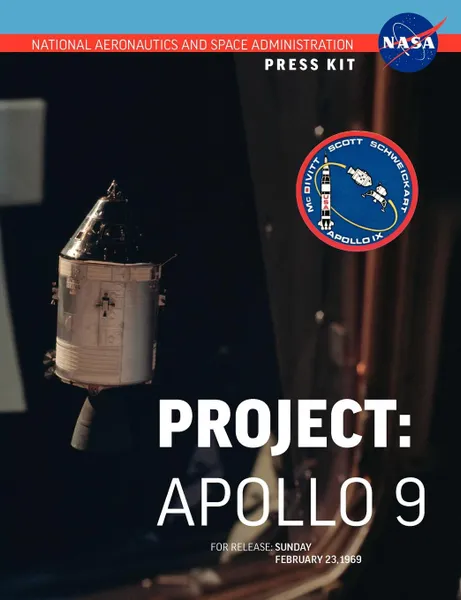 Обложка книги Apollo 9. The Official NASA Press Kit, NASA