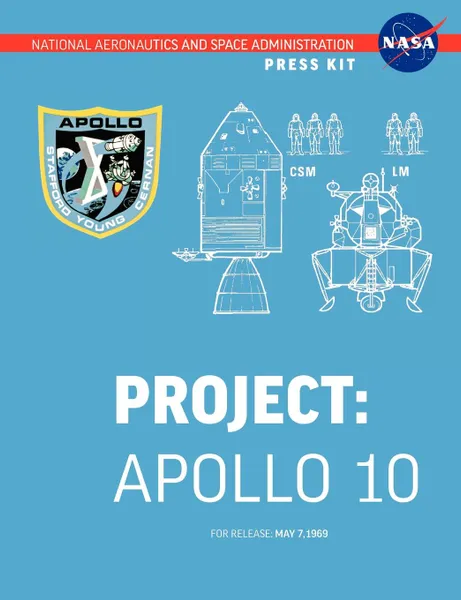 Обложка книги Apollo 10. The Official NASA Press Kit, NASA