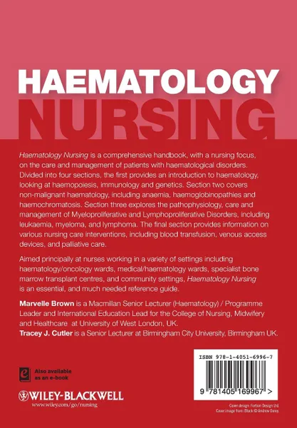 Обложка книги Haematology Nursing, Brown