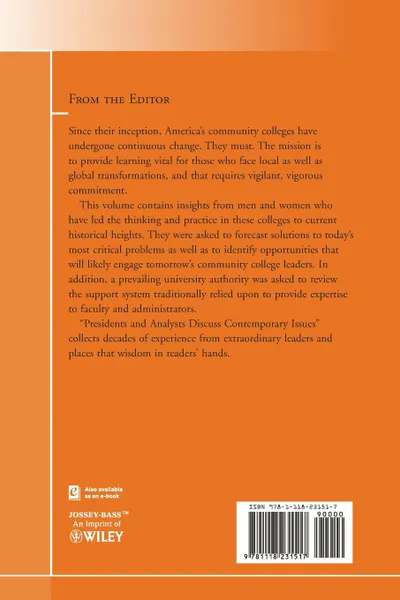 Обложка книги Presidents and Analysts Discuss Contemporary Challenges. New Directions for Community Colleges, Number 156, CC (Community Colleges), CC