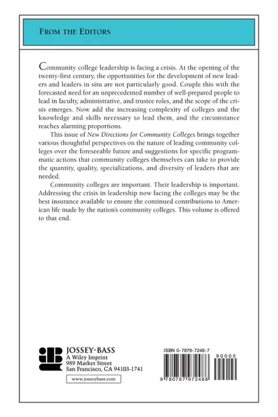 Обложка книги Help Wanted. Preparing Community College Leaders in a New Century: New Directions for Community Colleges, Number 123, CC, Piland, D. Ed. Wolf