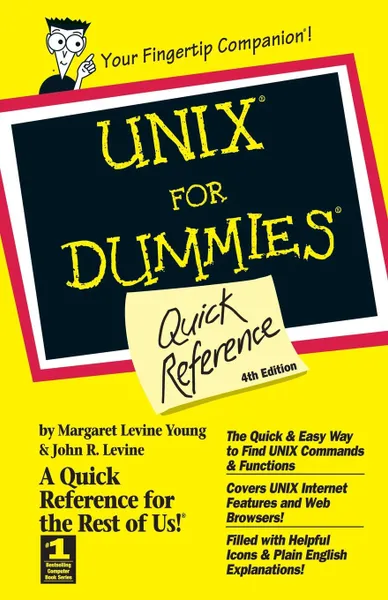 Обложка книги UNIX For Dummies Quick Reference 4e, Levine