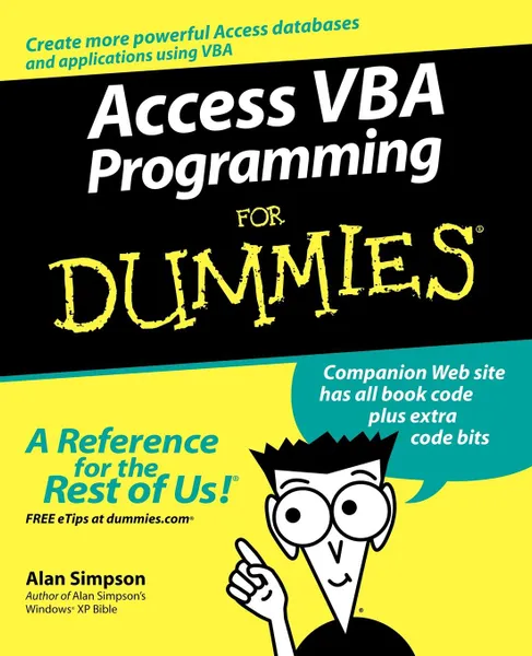 Обложка книги Access VBA Programming for Dummies, Alan Simpson, Greg Simpson