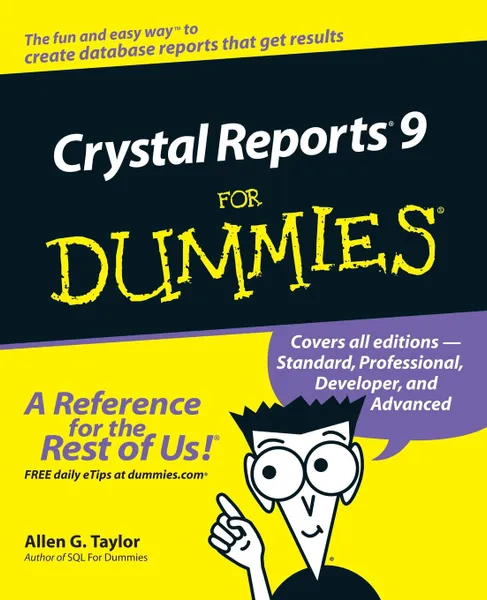 Обложка книги Crystal Reports 9 For Dummies, Taylor
