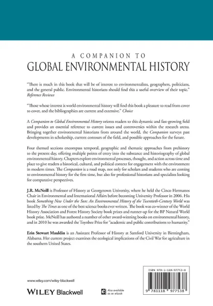 Обложка книги Comp Global Environmental Hist, McNeill