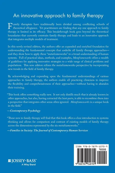 Обложка книги Metaframeworks. Transcending the Models of Family Therapy, Douglas C. Breunlin, Richard C. Schwartz, Betty Mac Kune-Karrer