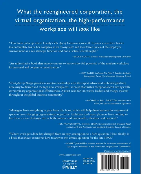 Обложка книги Workplace by Design. Mapping the High-Performance Workscape, Franklin Becker