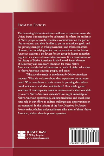 Обложка книги Serving Native American Students. New Directions for Student Services, Number 109, SS, SS (Student Services), Ric Lowe