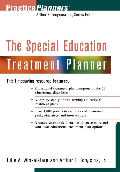 Обложка книги The Special Education Treatment Planner, Julie A. Winkelstern, Arthur E. Jr. Jongsma