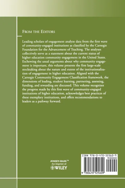 Обложка книги Institutionalizing Community Engagement in Higher Education. The First Wave of Carnegie Classified Institutions: New Directions for Higher Education,, He