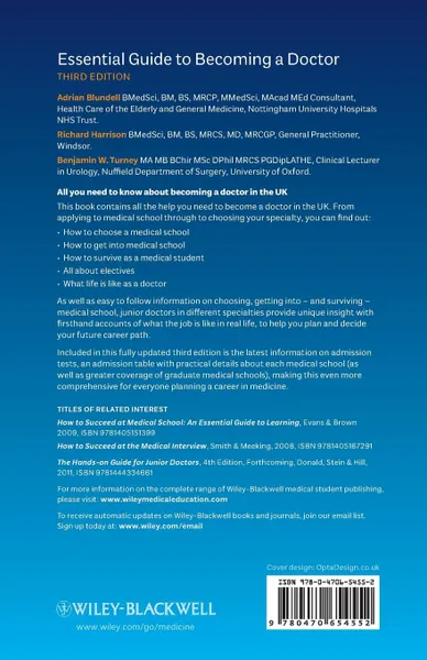 Обложка книги Essential Guide Becoming Docto, Adrian Blundell, Blundell, Richard Harrison