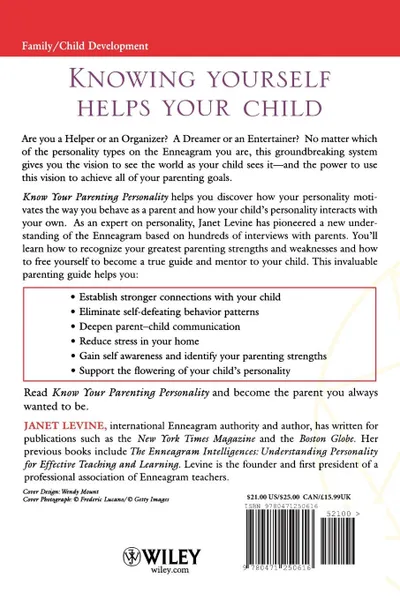 Обложка книги Know Your Parenting Personality. How to Use the Enneagram to Become the Best Parent You Can Be, Janet Levine