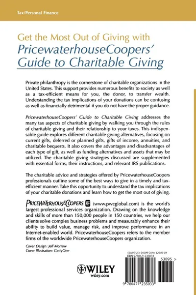 Обложка книги Pricewaterhousecoopers Guide to Charitable Giving, Michael B. Kennedy, Evelyn M. Capassakis, Richard S. Wagman