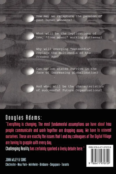 Обложка книги Challenging Reality. In Search of the Future Organization, Christopher Barnatt, Barnatt