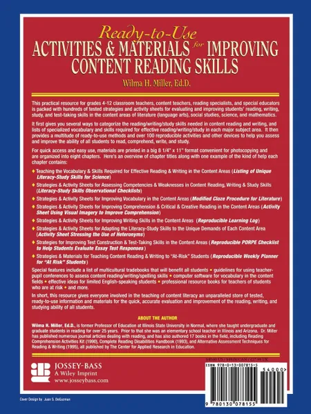 Обложка книги Improving Content Reading Skills, Miller