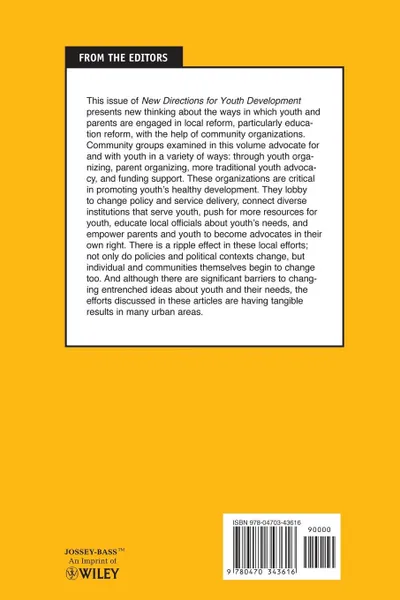 Обложка книги Community Org and Youth Advoc, YD, Deschenes, McLaughlin