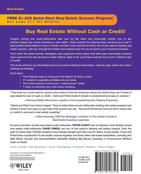 Обложка книги Buying Real Estate Without Cash or Credit, Peter Conti, David Finkel