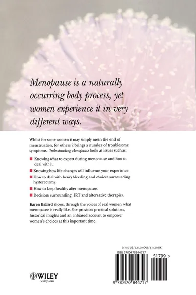 Обложка книги Understanding Menopause, Ballard