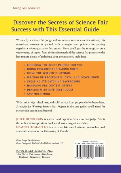 Обложка книги Strategies for Winning Science Fair Projects, Joyce Henderson, Heather Tomasello