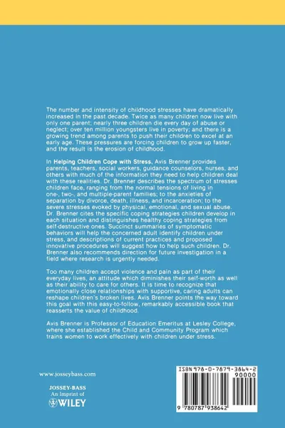 Обложка книги Helping Children Cope with Stress, Avis Brenner, M.K. Ed. Brenner