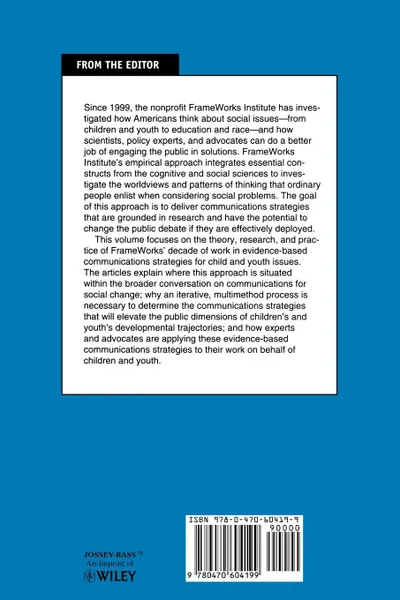 Обложка книги Framing Youth Dev for Pub Supp, YD