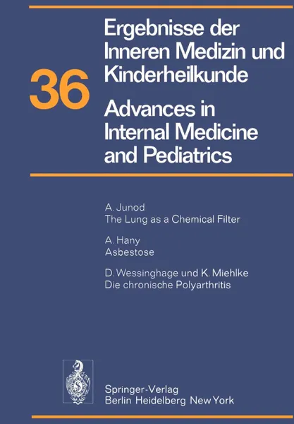 Обложка книги Ergebnisse der Inneren Medizin und Kinderheilkunde / Advances in Internal Medicine and Pediatrics. Neue Folge, P. Frick, G.-A. von Harnack, G. A. Martini