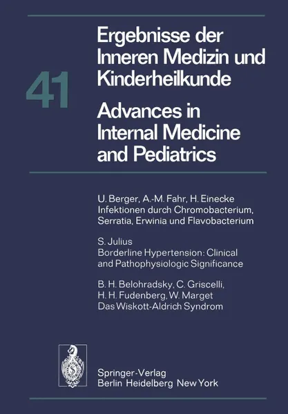 Обложка книги Ergebnisse der Inneren Medizin und Kinderheilkunde / Advances in Internal Medicine and Pediatrics, P. Frick, G.-A. von Harnack, G. A. Martini