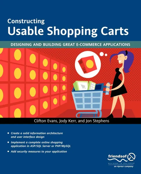 Обложка книги Constructing Usable Shopping Carts, Clifton Evans, Jody Kerr, Jon Stephens