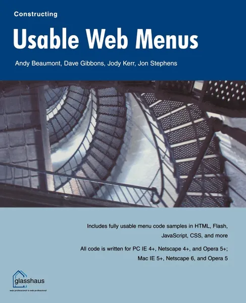 Обложка книги Constructing Usable Web Menus, Andy Beaurmont, Jody Kerr, Jon Stephens