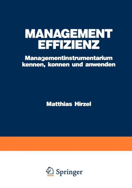 Обложка книги Management Effizienz, Matthias Hirzel