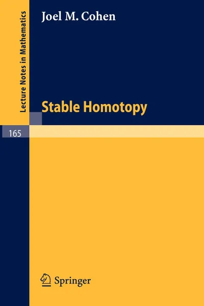 Обложка книги Stable Homotopy, Joel M. Cohen