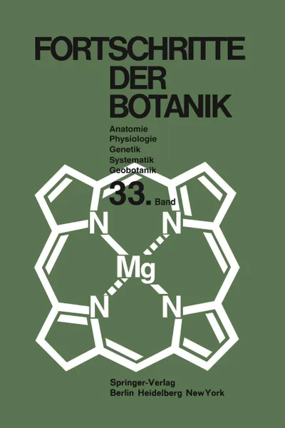 Обложка книги Fortschritte der Botanik, Heinz Ellenberg, Karl Esser, Hermann Merxmüller