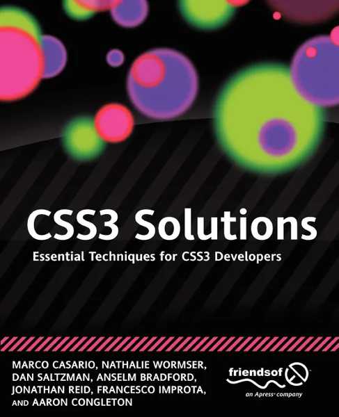 Обложка книги Css3 Solutions. Essential Techniques for Css3 Developers, Marco Casario, Nathalie Wormser, Dan Saltzman