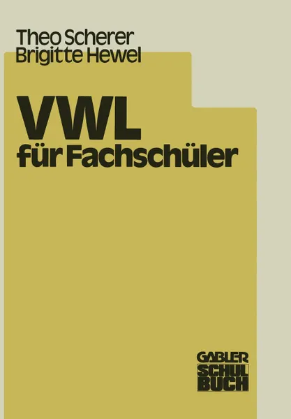 Обложка книги Vwl Fur Fachschuler, N,A N,A