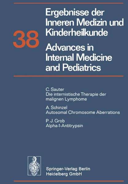 Обложка книги Ergebnisse der Inneren Medizin und Kinderheilkunde / Advances in Internal Medicine and Pediatrics, P. Frick, G.-A. von Harnack, G. A. Martini