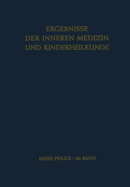 Обложка книги Ergebnisse der Inneren Medizin und Kinderheilkunde. Neue Folge, L. Heilmeyer, R. Schoen, B. De Rudder