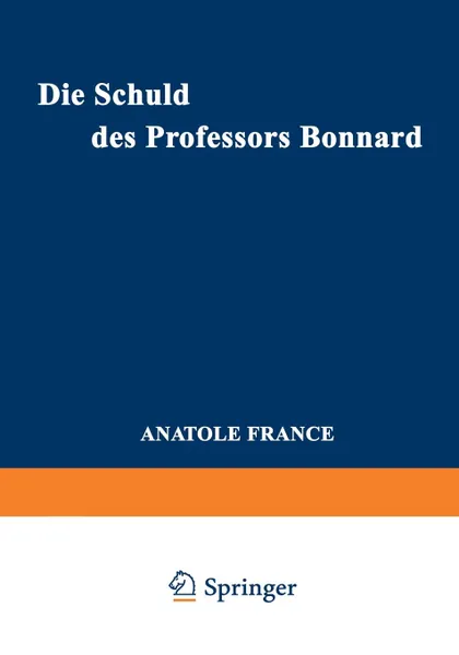 Обложка книги Die Schuld Des Professors Bonnard, France