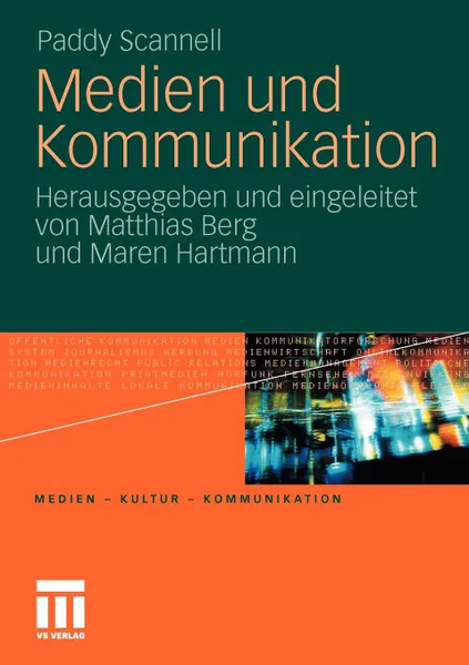 Обложка книги Medien Und Kommunikation, Paddy Scannell