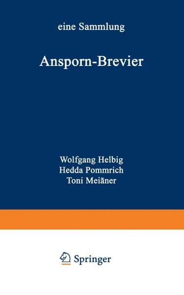 Обложка книги Ansporn-Brevier, Wolfgang Helbig, Hedda Pommrich