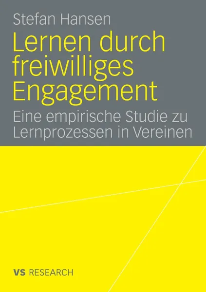 Обложка книги Lernen durch freiwilliges Engagement, Stefan Hansen