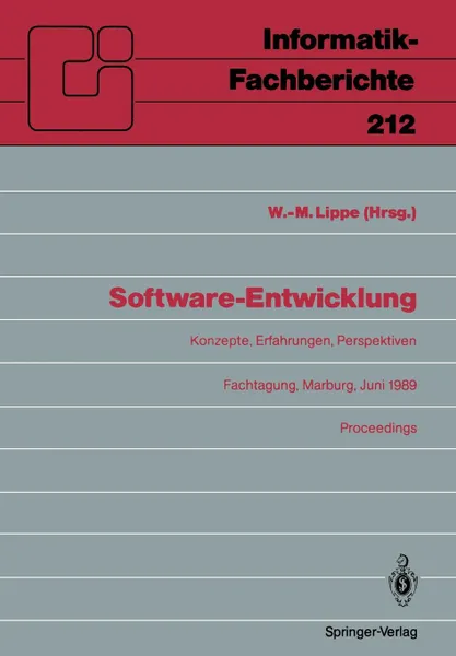 Обложка книги Software-Entwicklung, Wolfram-M. Lippe