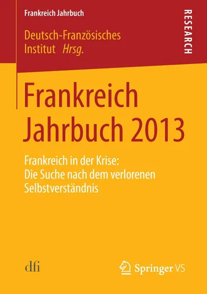 Обложка книги Frankreich Jahrbuch 2013, J. Springer