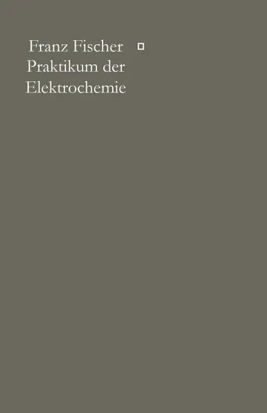 Обложка книги Praktikum Der Elektrochemie, Franz Fischer