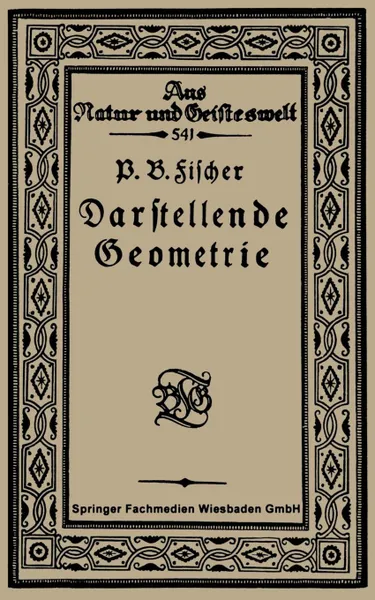 Обложка книги Einfuhrung in Die Darstellende Geometrie, P. B. Fischer