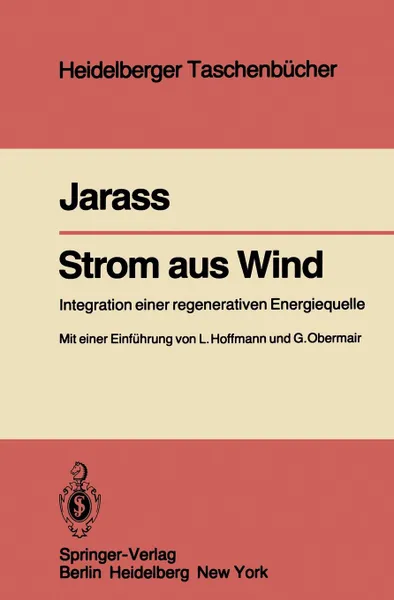 Обложка книги Strom aus Wind, L. Jarass