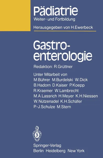 Обложка книги Gastroenterologie, J. Springer